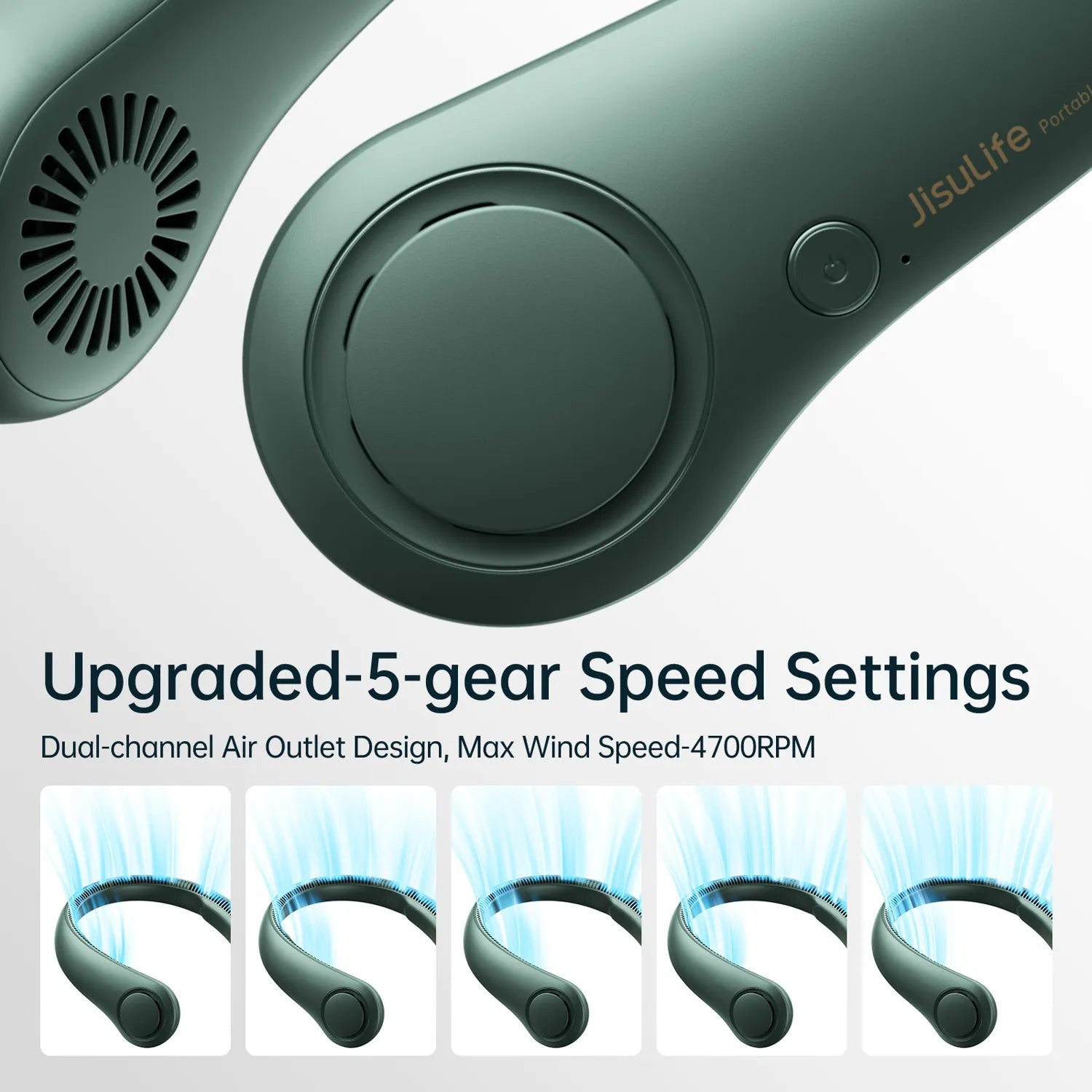 BreezNeck Pro — Bladeless Neck Fan