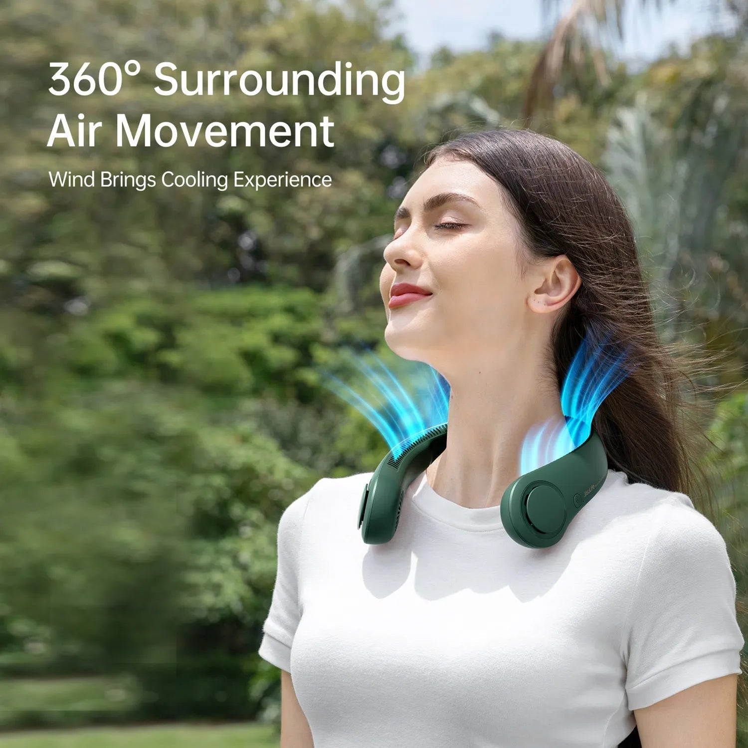BreezNeck Pro — Bladeless Neck Fan